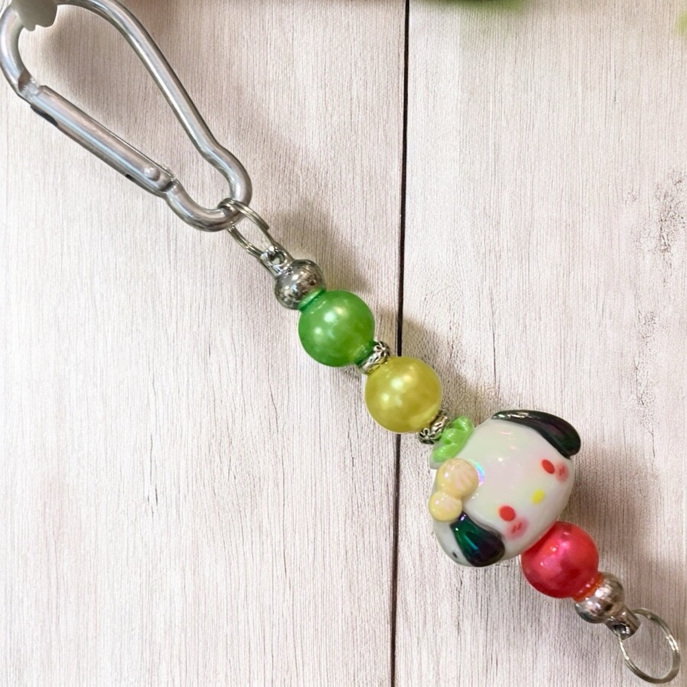 Pochaco Colorful Beaded Keychain, Bag, or Backpack charm. Hello Kitty family. - Picture 3 of 4